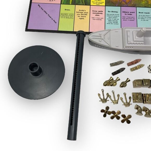 Raise The Titanic 1987 Hoyle Board Game Replacement Parts Pieces Incomplete - Picture 3 of 5